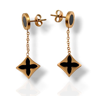Anti-Tarnish Mold Plus Drop Earrings Anti-Tarnish Mold Plus Drop Earrings