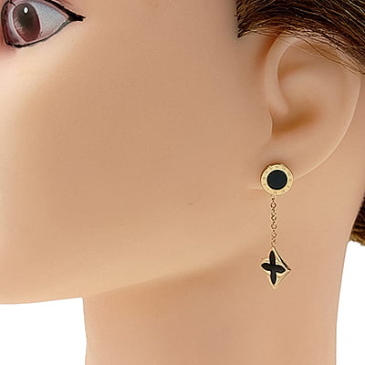Anti-Tarnish Mold Plus Drop Earrings Anti-Tarnish Mold Plus Drop Earrings