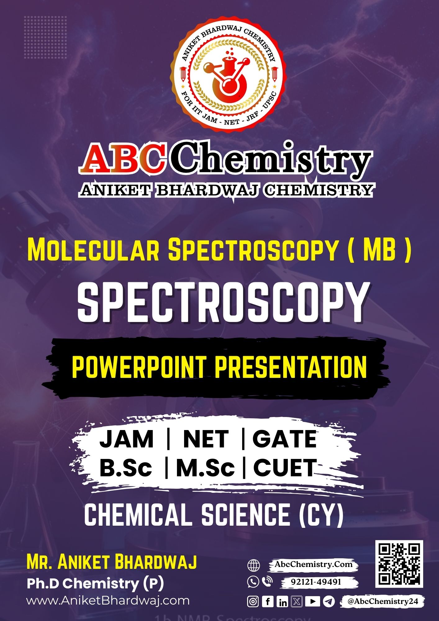 Molecular Spectroscopy ( MB ) Study Material