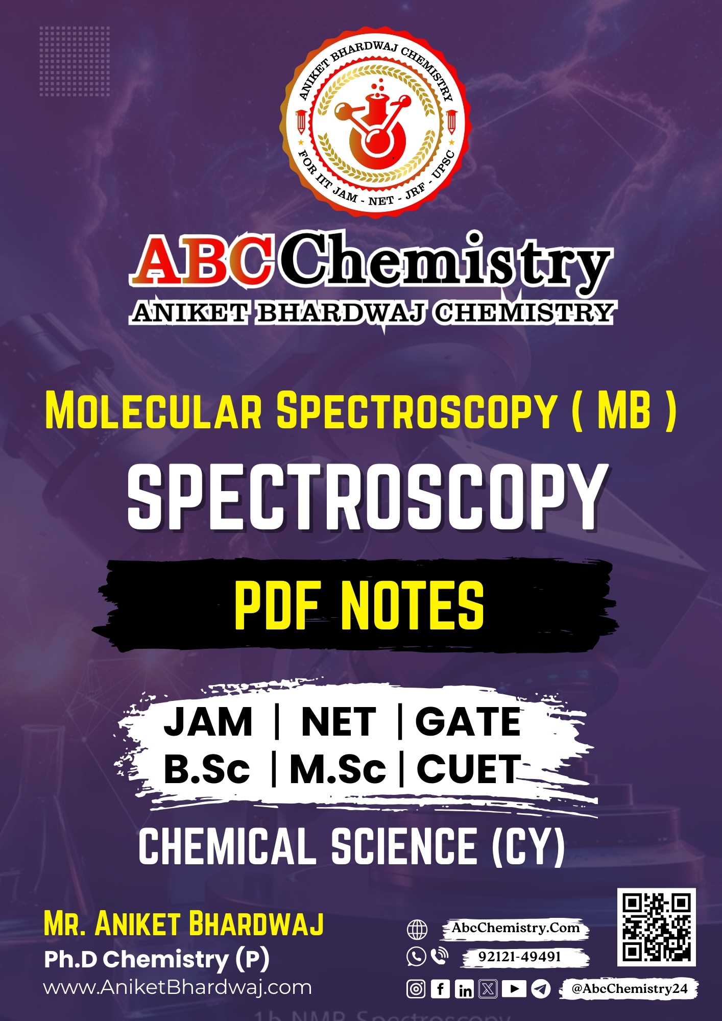 Molecular Spectroscopy ( MB ) Study Material