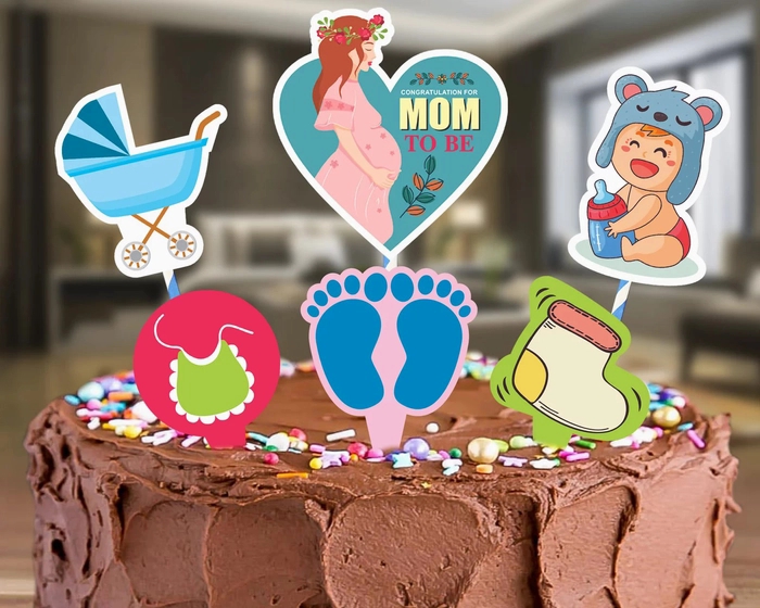 Mom to Be Decora Theme Topper Mom to Be Decora Theme Topper