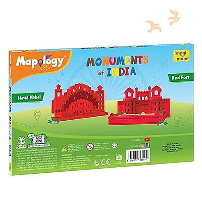 Monuments Pack of 2 Red fort & Hawa Maha Monuments Pack of 2 Red fort & Hawa Maha