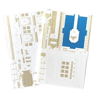 Monuments Pack of 2 Taj Mahal & Golden.. Monuments Pack of 2 Taj Mahal & Golden..