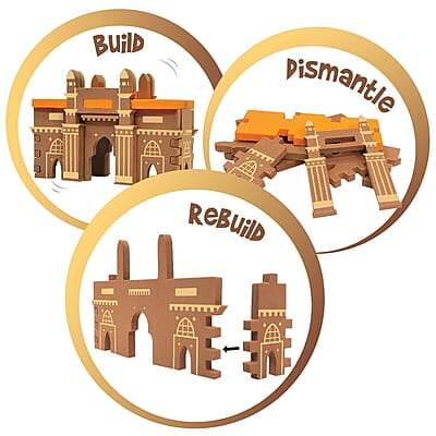 Monuments Pack of 2 Taj Mahal & Golden.. Monuments Pack of 2 Taj Mahal & Golden..