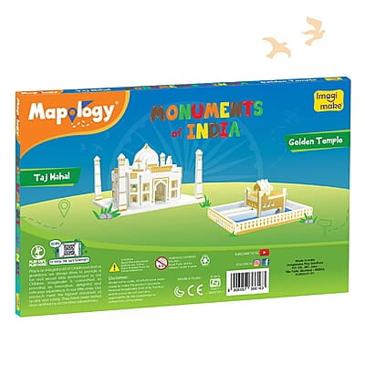 Monuments Pack of 2 Taj Mahal & Golden.. Monuments Pack of 2 Taj Mahal & Golden..