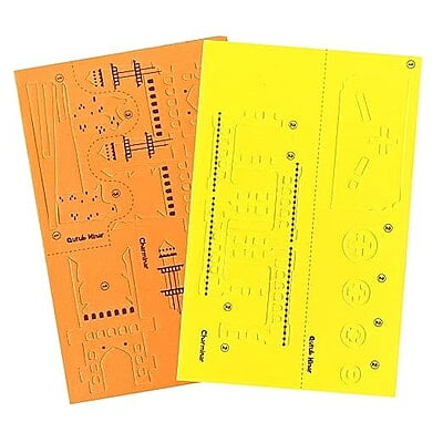 Monuments pack of 2 Char Minar & Qutab..