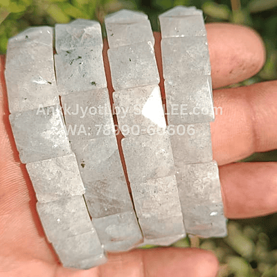 Moonstone Pyramid Bracelet