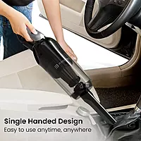 Portronics MOPCOP 3 - Portable & Handy Vacuum Cleaner with Strong Suction, Rechargeable Battery, Washable HEPA Filters and Multipurpose Nozzles