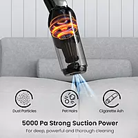 Portronics MOPCOP 3 - Portable & Handy Vacuum Cleaner with Strong Suction, Rechargeable Battery, Washable HEPA Filters and Multipurpose Nozzles
