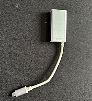 USB-C to Gigabit Ethernet Adapter with Passthrough USB A