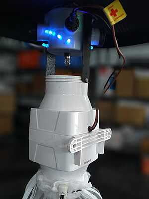 UV LED and Miniature light trap on CDC model LI-MR-47a UV LED and Miniature light trap on CDC model LI-MR-47a