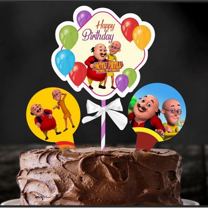 Motu Patlu Theme Topper Motu Patlu Theme Topper