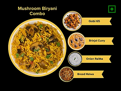 Mushroom Biryani