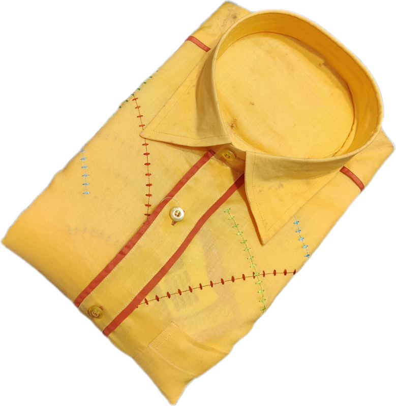 Mustard Yellow Designer Shirt