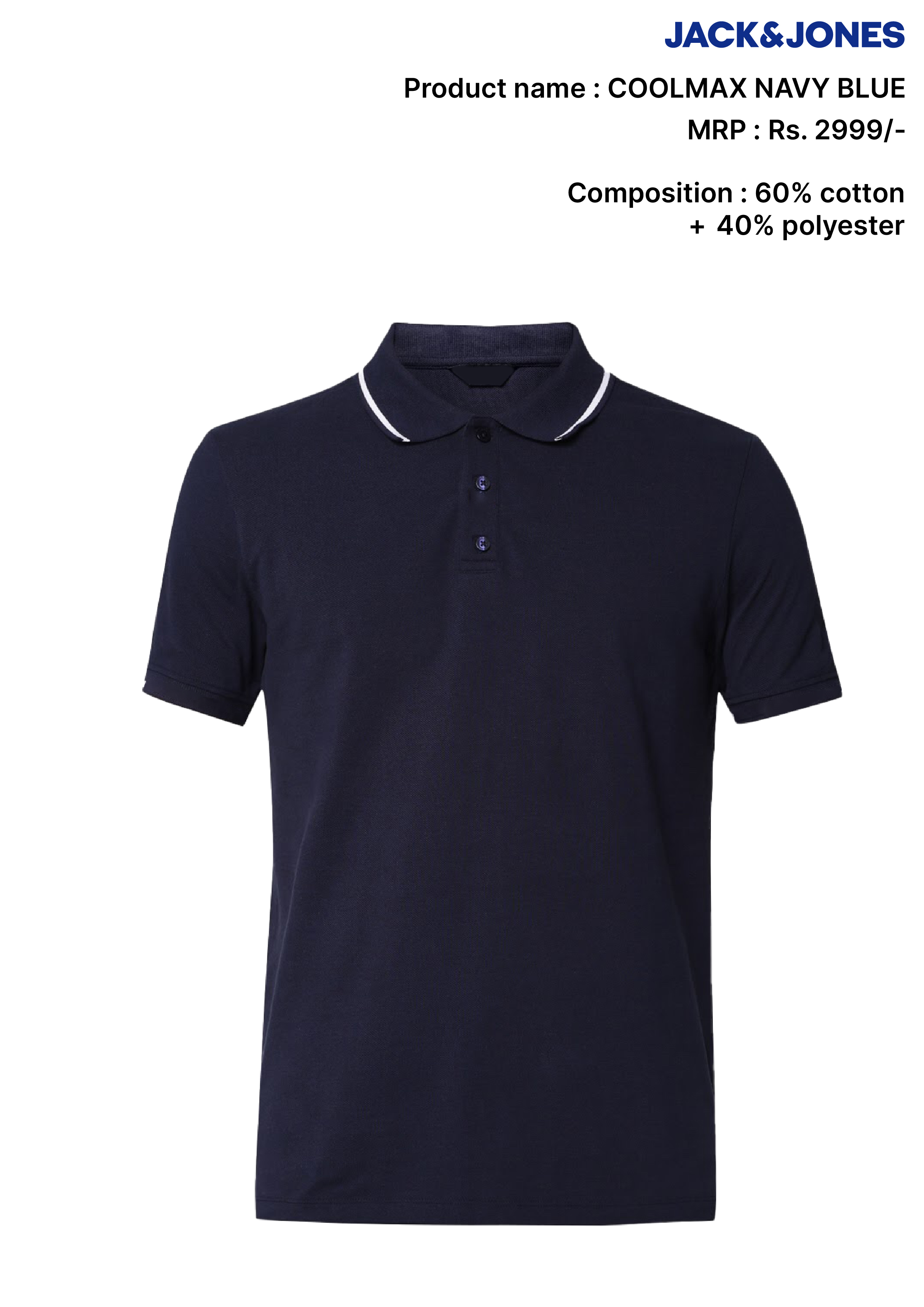 Jack & Jones Coolmax Polo T- Shirt Multicolor