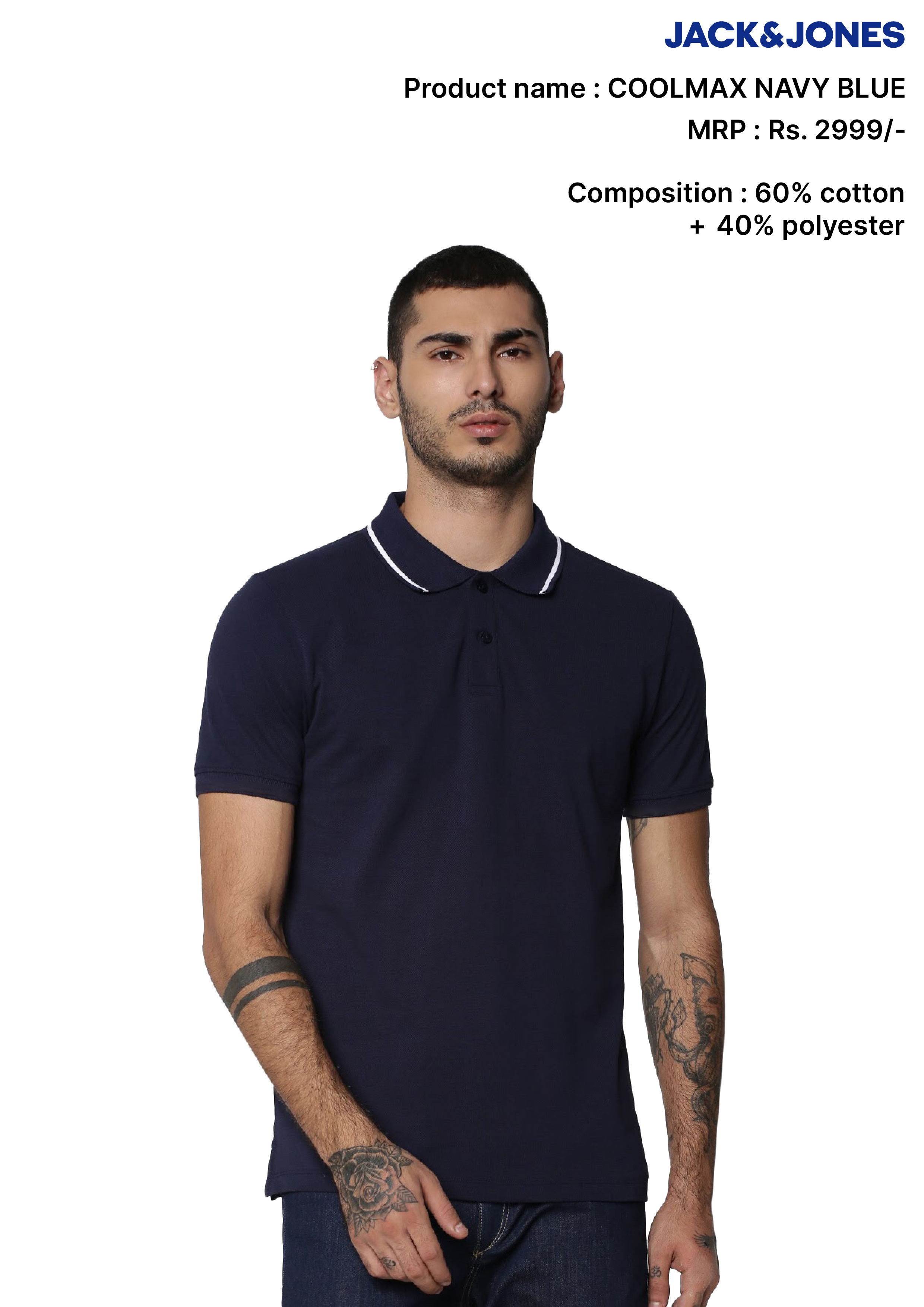 Jack & Jones Coolmax Polo T- Shirt Multicolor