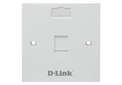 Dlink 1 Port Wallplate NFP-0WHI11