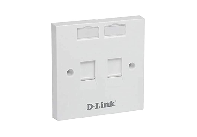 Dlink 2 Port Wallplate NFP-0WHI21 Dlink 2 Port Wallplate NFP-0WHI21
