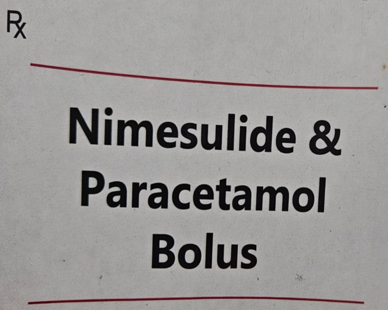 NIMESULIDE & PARACETAMOL BOLUS 4s NIMESULIDE & PARACETAMOL BOLUS 4s