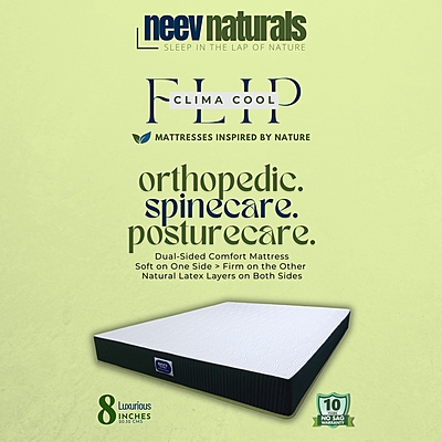 Neev Clima Cool Flip Mattress 8 Inches