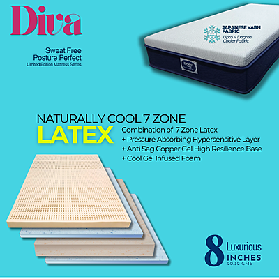 Neev Mattress Diva Series 8 Inches (Limited Edition)