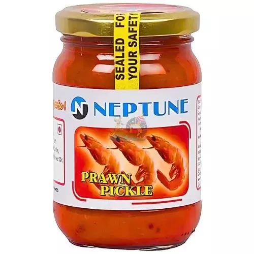 Neptune Spicy Prawns Pickle - 300g | Authentic Coastal Flavor, Perfect Seafood Condiment Neptune Spicy Prawns Pickle - 300g | Authentic Coastal Flavor, Perfect Seafood Condiment