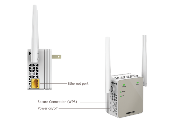 Netgear WiFi Range Extender EX6120-Extend Your Internet Wi-Fi up to 1200 sq ft & 20 Devices with AC1200 Dual Band Wireless Signal Booster & Repeater,Compact Wall Plug Design Easy Set-Up with LAN Port