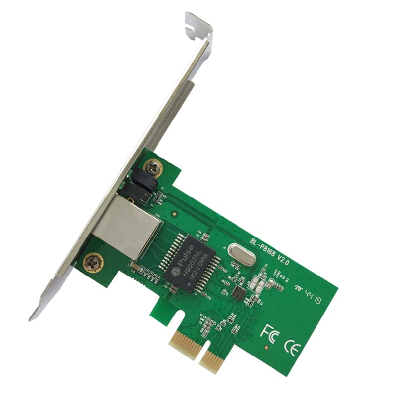 PCI Express LAN Card Network Adapter | 10/100/1000 Mbps, Wake on LAN, RJ45 Port for Windows PCI Express LAN Card Network Adapter | 10/100/1000 Mbps, Wake on LAN, RJ45 Port for Windows