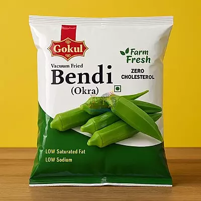 Gokul Vacuum Fried Bendi Okra – Crunchy, Healthy & Delicious- 90g