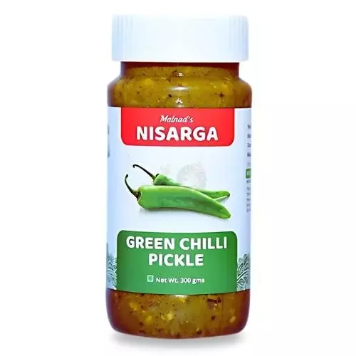 Nisarga Green Chilli Pickle- 300g Nisarga Green Chilli Pickle- 300g