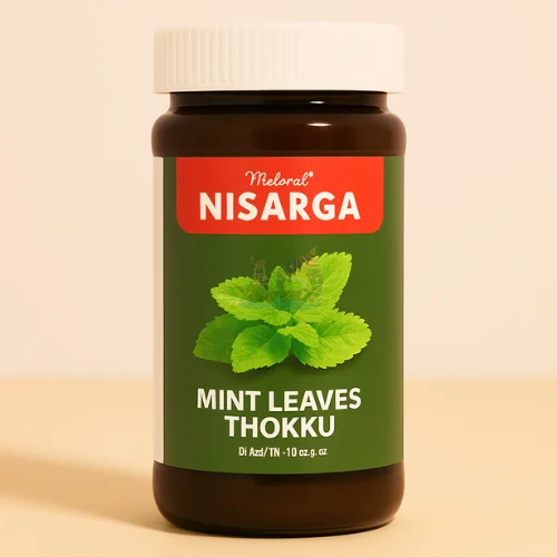 Nisarga Mint Leaves Thokku – 300g | Spicy & Refreshing South Indian Pickle
