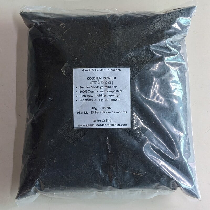 1 kg Cocopeat Composted and sterile best suitable for seed germination 1 kg Cocopeat Composted and sterile best suitable for seed germination