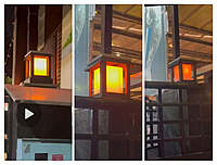 Farm House Model Garden  Gate Lamp