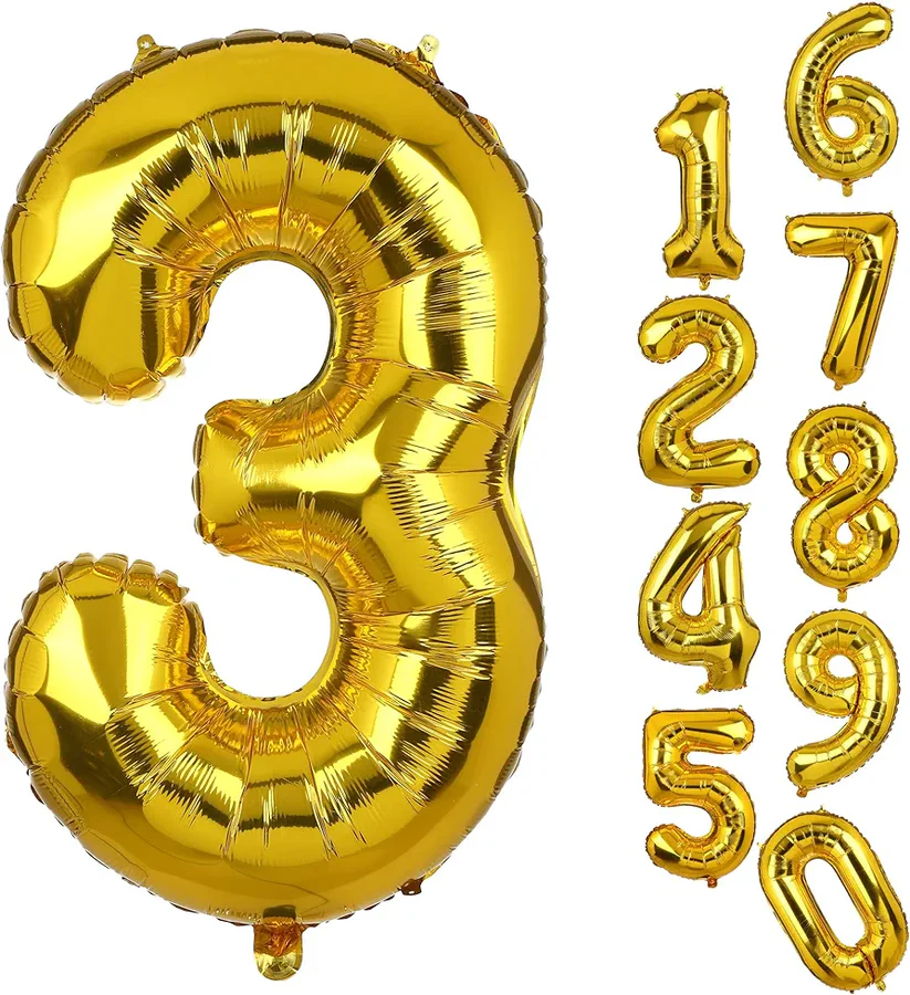 No. 3 16" Foil Balloon Small