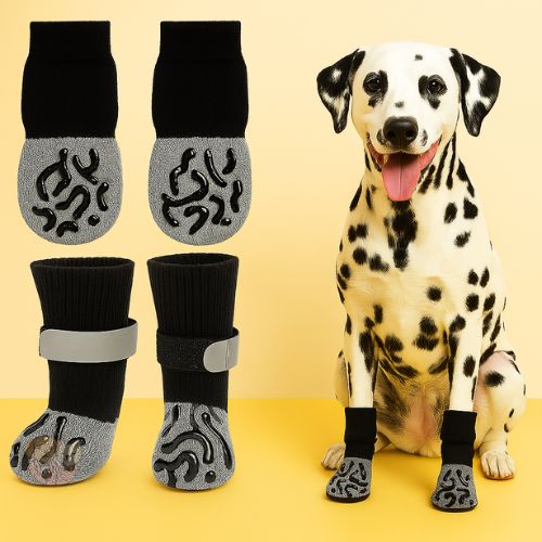 Non-Slip Grip Socks for Dogs – Indoor & Outdoor Paw Protection with Adjustable Straps Non-Slip Grip Socks for Dogs – Indoor & Outdoor Paw Protection with Adjustable Straps