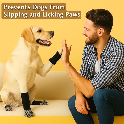 Non-Slip Grip Socks for Dogs – Indoor & Outdoor Paw Protection with Adjustable Straps Non-Slip Grip Socks for Dogs – Indoor & Outdoor Paw Protection with Adjustable Straps