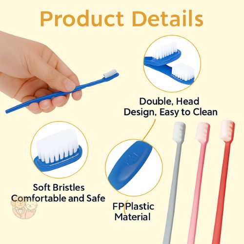 Nunbell Dental Care Kit for Dogs & Puppies โ Toothbrush & Mint Toothpaste Set (95g) Nunbell Dental Care Kit for Dogs & Puppies โ Toothbrush & Mint Toothpaste Set (95g)