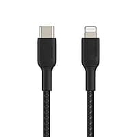 Champin TYPE-C TO L Braided Black Metal Mold 27W 1Mtr Data Cable Series-I (Black) Champin TYPE-C TO L Braided Black Metal Mold 27W 1Mtr Data Cable Series-I (Black)