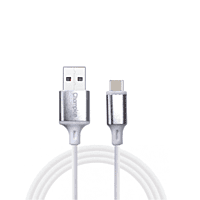 Champion Type-C PVC Silver Metal 3 Amp 1 Mtr Data Cable Series I (White) Champion Type-C PVC Silver Metal 3 Amp 1 Mtr Data Cable Series I (White)