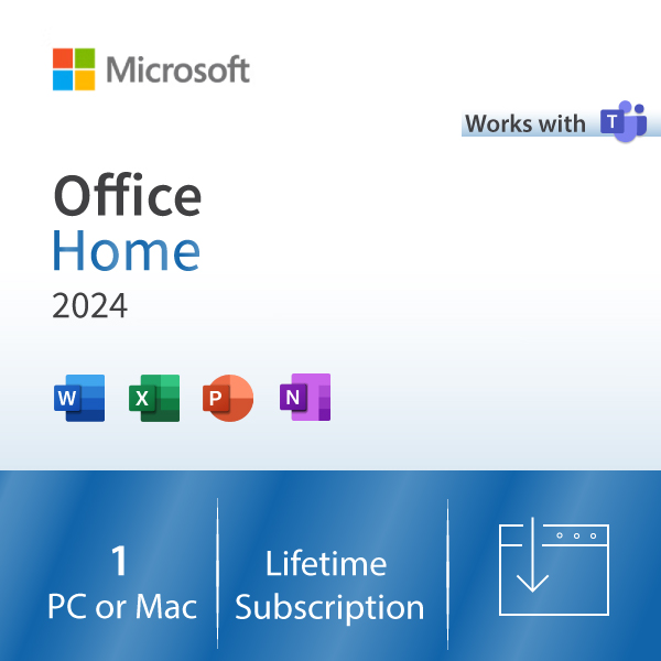 Microsoft Office Home 2024 - Lifetime Validity Microsoft Office Home 2024 - Lifetime Validity