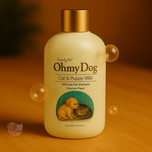 Oh My Dog Mild Shampoo for Cats & Puppies โ Gentle, Tear-Free Formula for Sensitive Skin (500ml) Oh My Dog Mild Shampoo for Cats & Puppies โ Gentle, Tear-Free Formula for Sensitive Skin (500ml)
