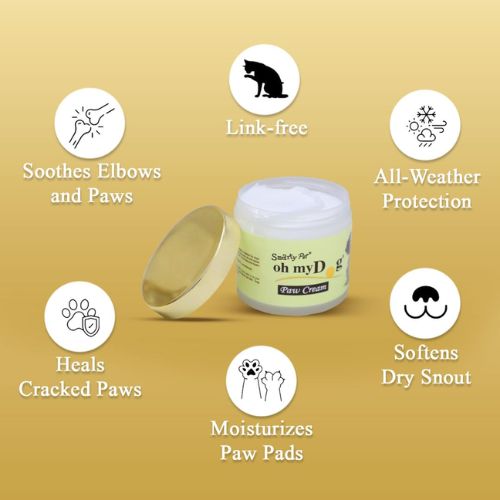 Oh My Dog Paw Cream โ Heals, Moisturizes & Softens Dry Paws for Dogs & Cats (100ml) Oh My Dog Paw Cream โ Heals, Moisturizes & Softens Dry Paws for Dogs & Cats (100ml)