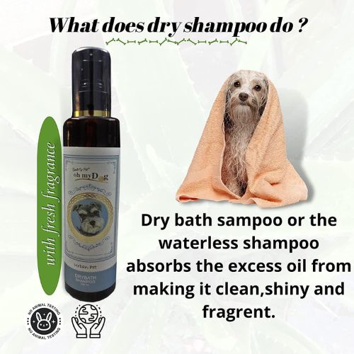 Oh My Dog Urban Pet Dry Bath โ Quick Waterless Grooming with a Modern Fresh Scent (200ml) Oh My Dog Urban Pet Dry Bath โ Quick Waterless Grooming with a Modern Fresh Scent (200ml)