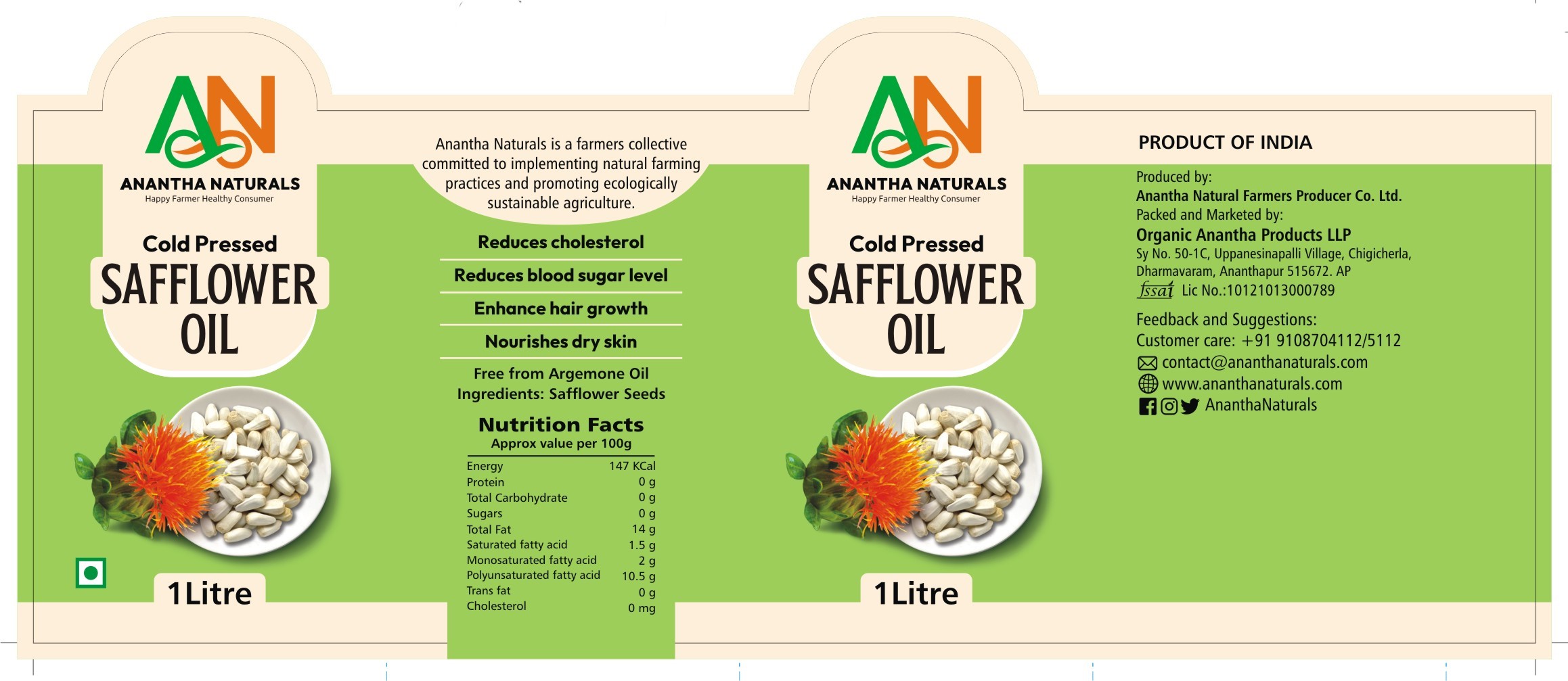 Safflower Oil Safflower Oil