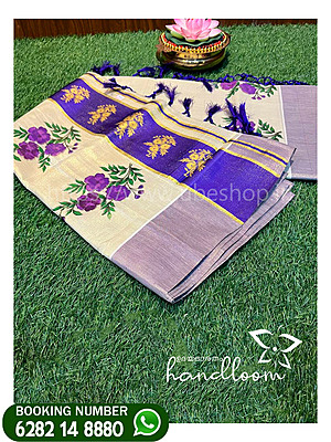 ONAM TRADITIONAL SAREE 2025 CLASS H MODEL