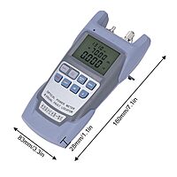 Optical Power Meter 2 In 1 With 10Km Laser Source Visual Fault Locater 10mW SC/FC/ST Connector