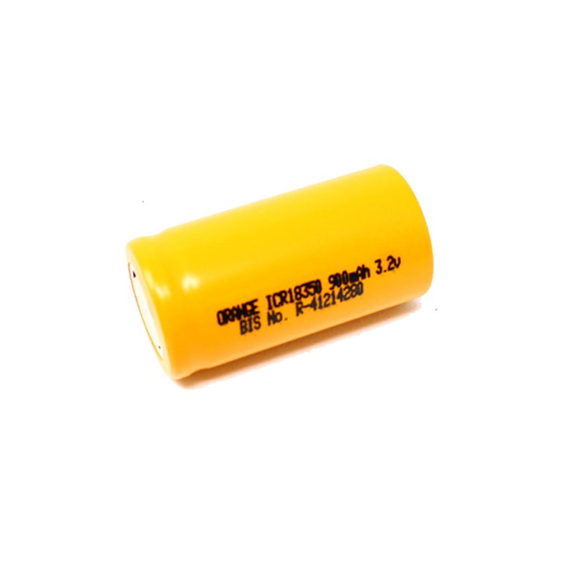 Orange A Grade ICR18350 3.7V 900mAh 4C Li-ion Battery Orange A Grade ICR18350 3.7V 900mAh 4C Li-ion Battery