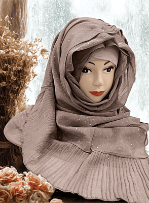 Zera Premium Malaysian Georgette Shimmer Border Embellished Stone and Frill