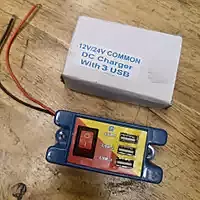 TRIO usb DC MOBILE CHARGER 12/24-3AH