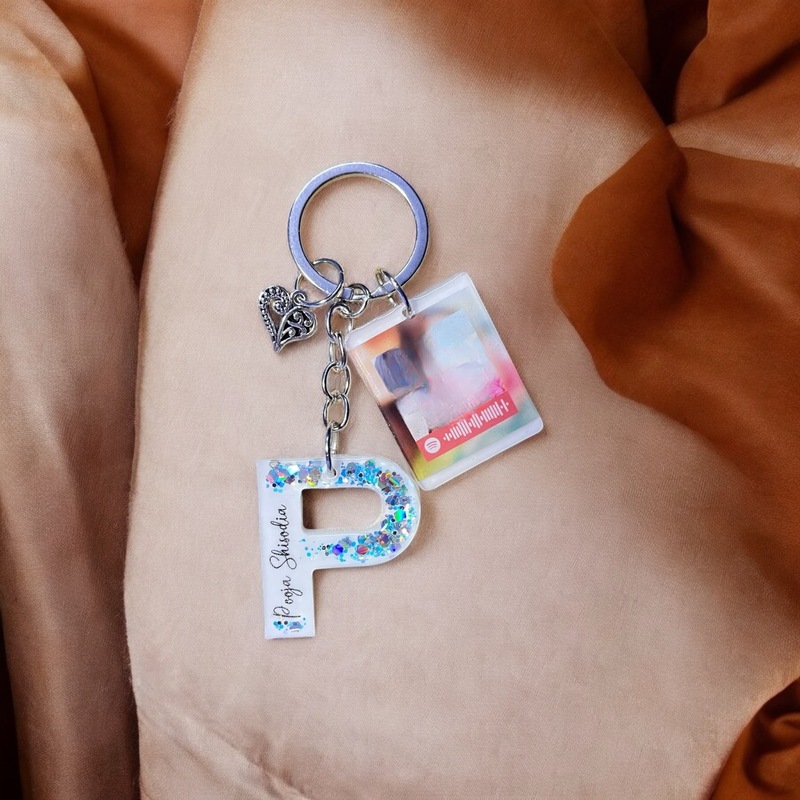 Initial Keychain Spotify